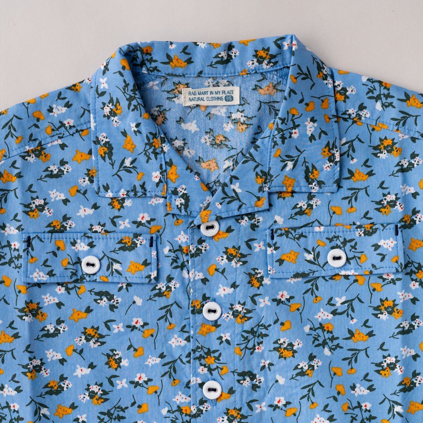 開襟シャツ　PRINT