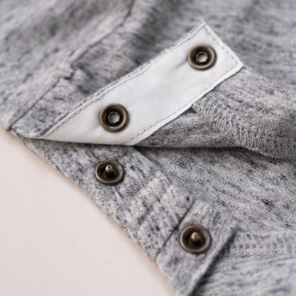 パッチワークチュニック　GRAY
