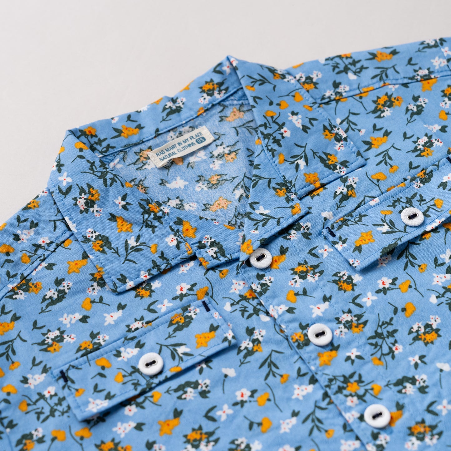 開襟シャツ　PRINT