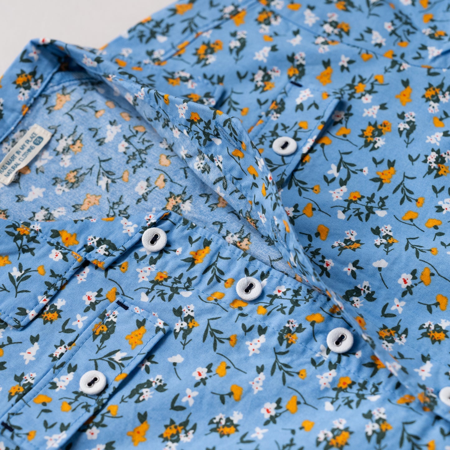 開襟シャツ　PRINT