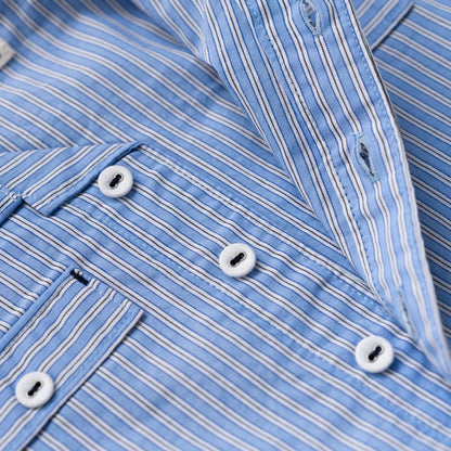 開襟シャツ　STRIPE