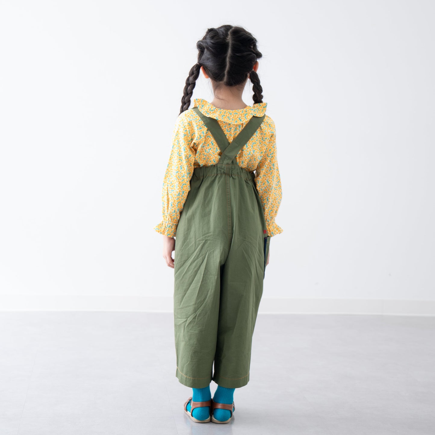 オーバーサイズサロペット　KHAKI