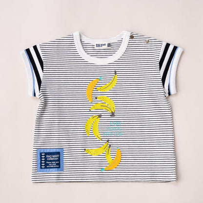 ショートスリーブTシャツ【バナナ】　BORDER