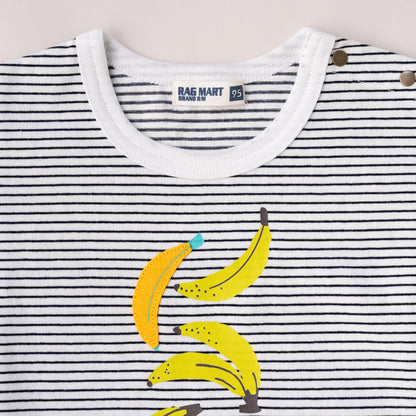 ショートスリーブTシャツ【バナナ】　BORDER