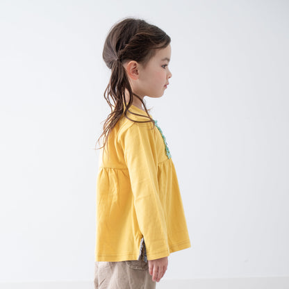フリルTシャツ　YELLOW