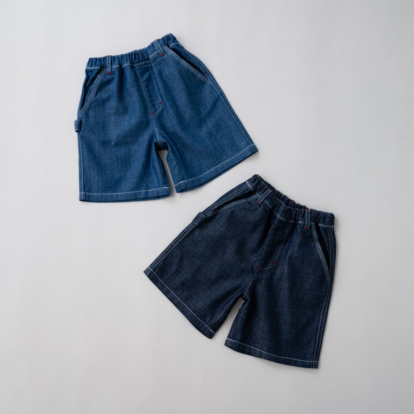 デニムパンツ (５分丈)　NAVY