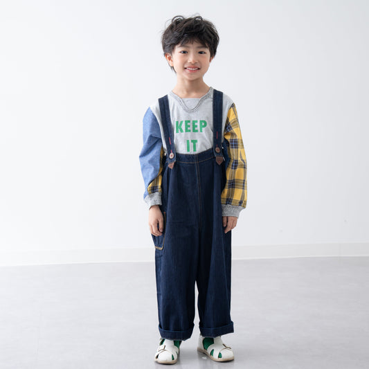 オーバーサイズサロペット　NAVY