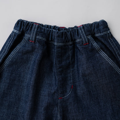 デニムパンツ (５分丈)　NAVY