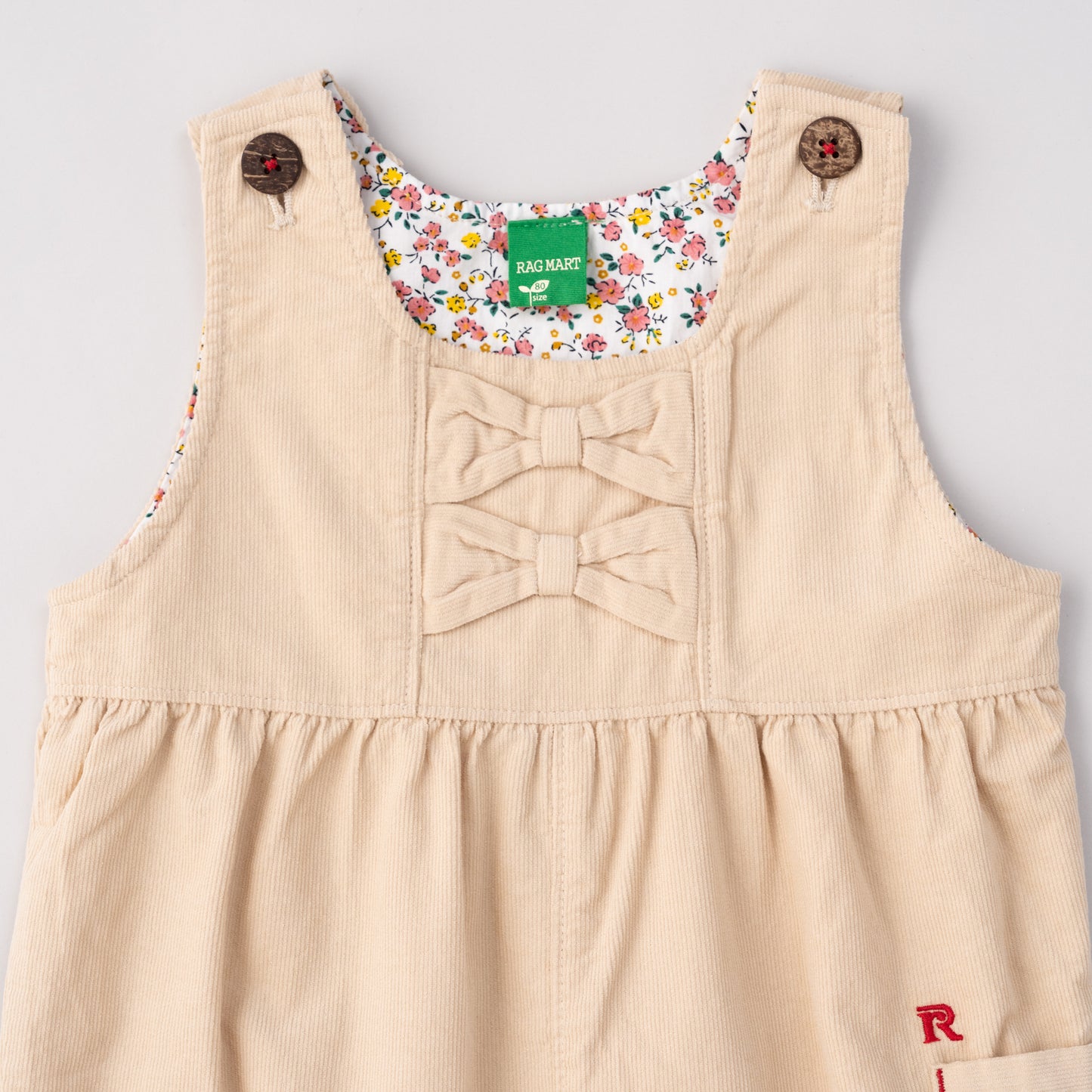 ベビーサロペット【ガール】　BEIGE