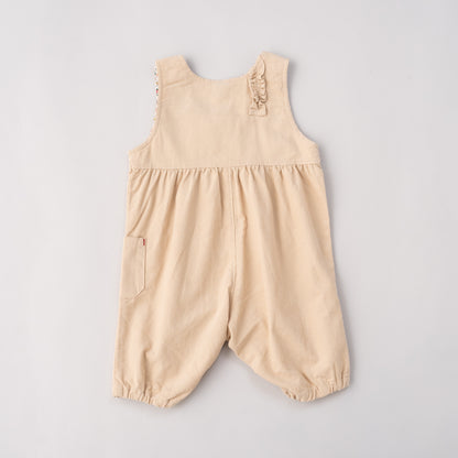 ベビーサロペット【ガール】　BEIGE
