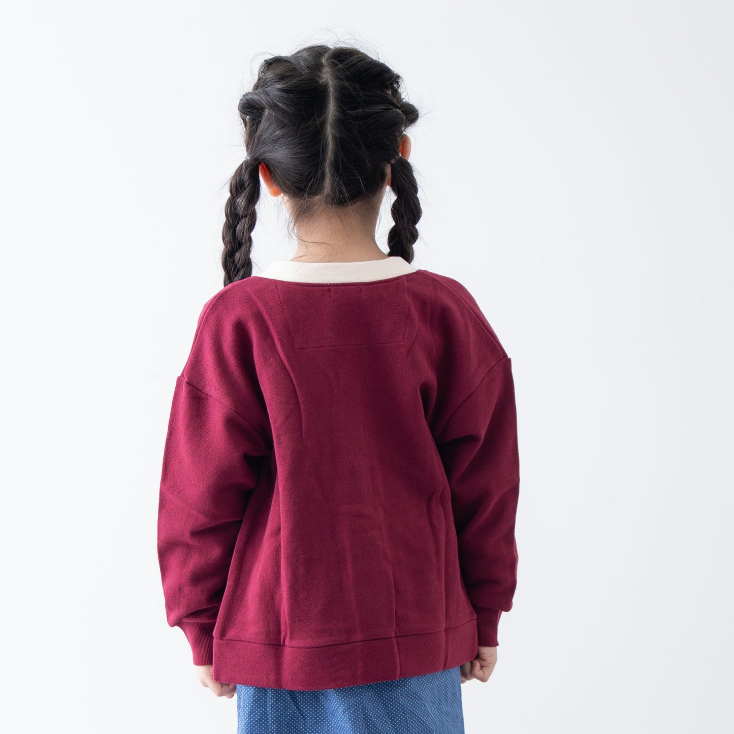 トラッドスタイルカーディガン　RED