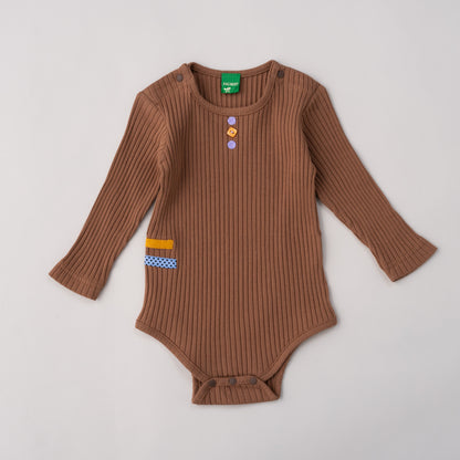 テレコボディスーツ　BROWN