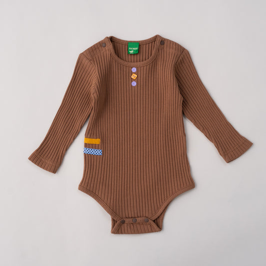 テレコボディスーツ　BROWN