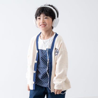 トラッドスタイルカーディガン　IVORY