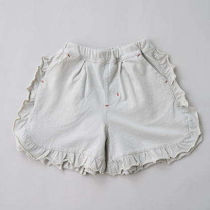 サイドフリルショートパンツ　GRAY