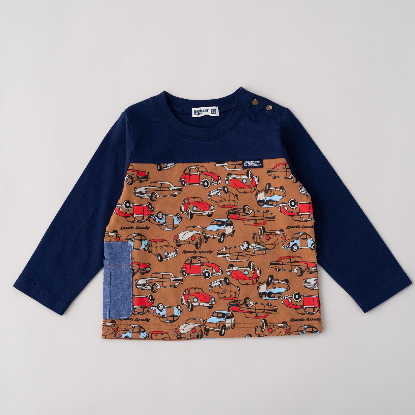 レトロカープリントTシャツ　CAMEL