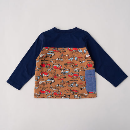 レトロカープリントTシャツ　CAMEL