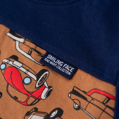 レトロカープリントTシャツ　CAMEL