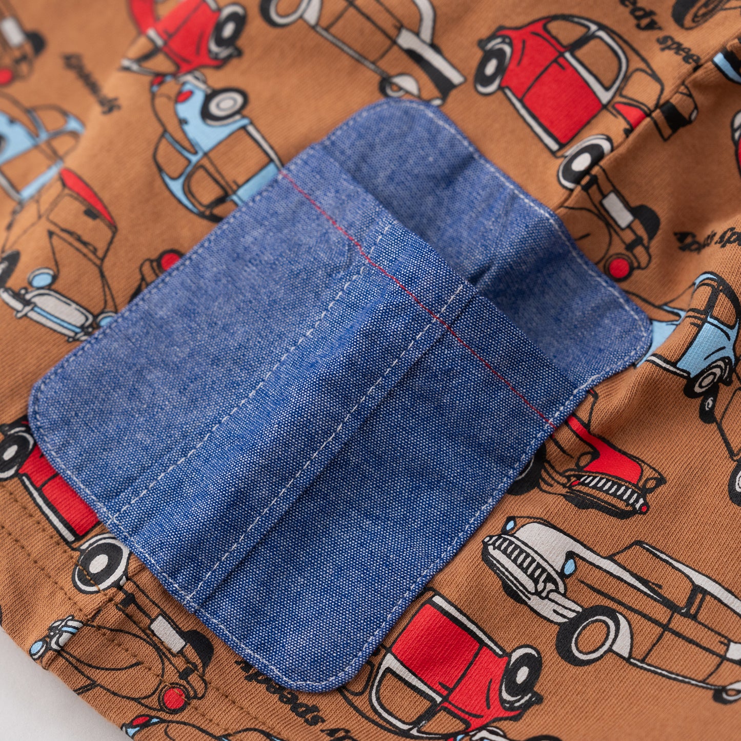 レトロカープリントTシャツ　CAMEL