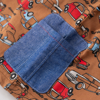 レトロカープリントTシャツ　CAMEL