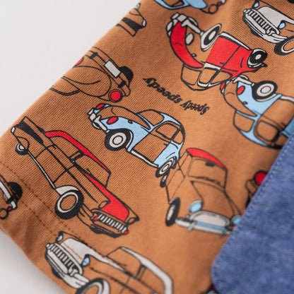 レトロカープリントTシャツ　CAMEL