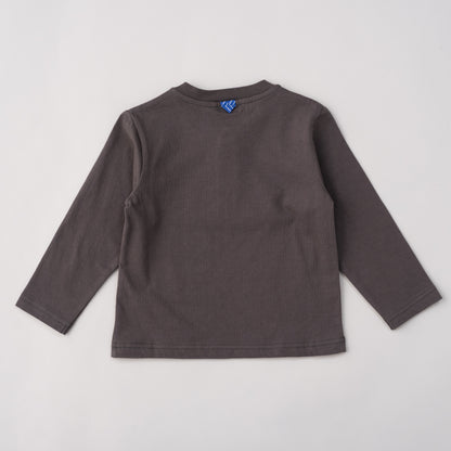 ヘンリーネックTシャツ　MOCHA