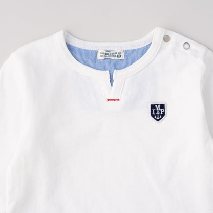 ワンポイントTシャツ　OFF-WHITE