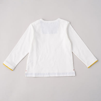 ワンポイントTシャツ　OFF-WHITE
