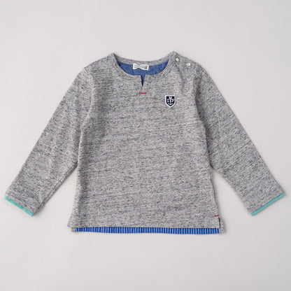 ワンポイントTシャツ　GRAY