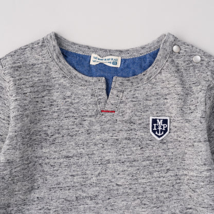 ワンポイントTシャツ　GRAY