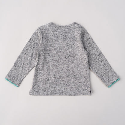 ワンポイントTシャツ　GRAY