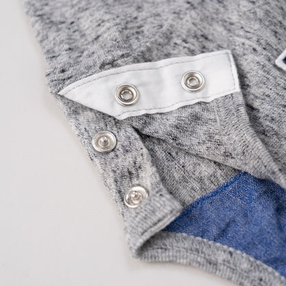 ワンポイントTシャツ　GRAY