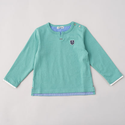 ワンポイントTシャツ　GREEN