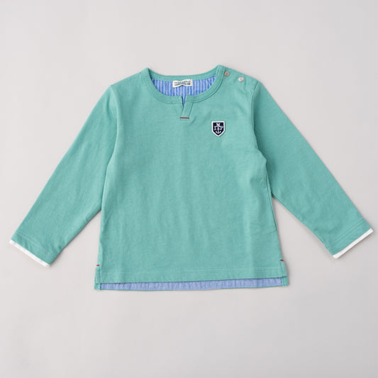 ワンポイントTシャツ　GREEN