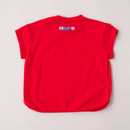 プリントTシャツ(シップ)　RED