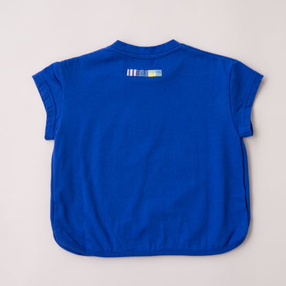 プリントTシャツ(サボテン）BLUE