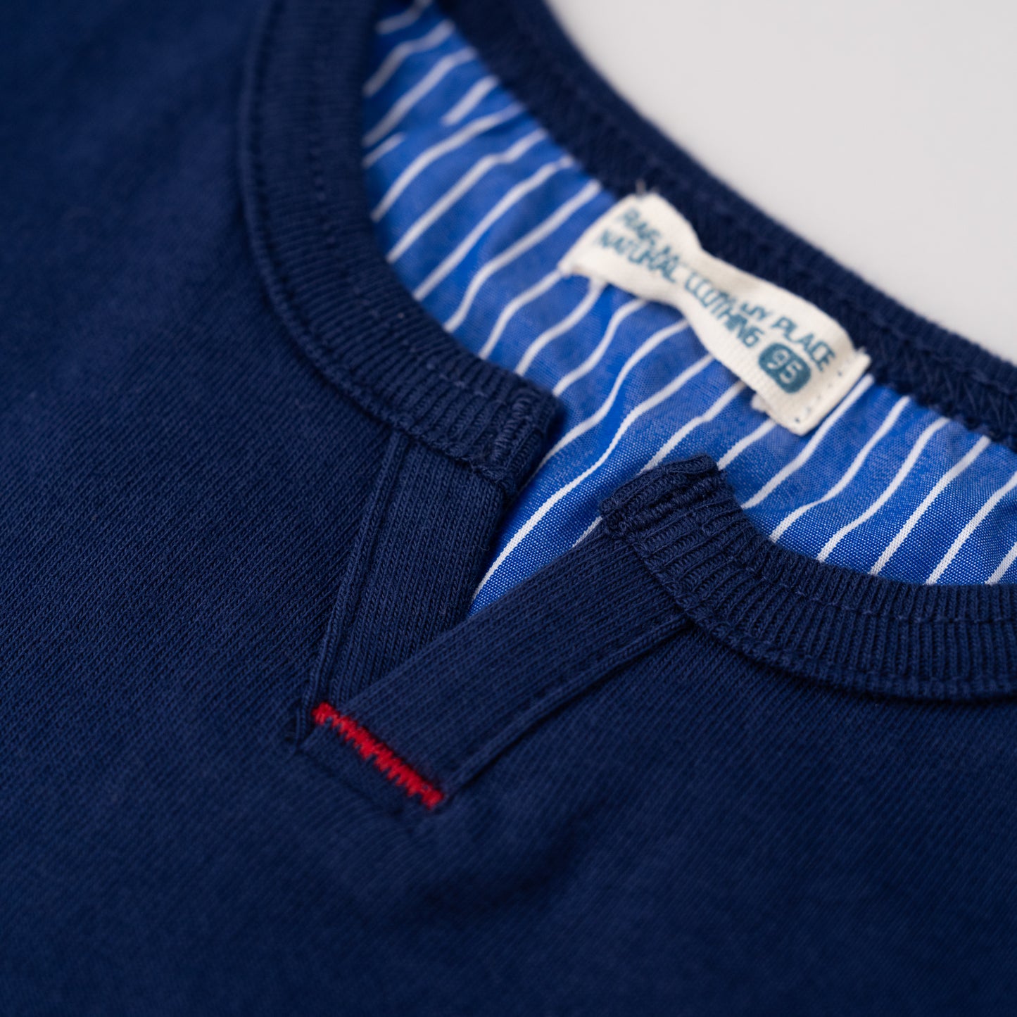 ワンポイントTシャツ　NAVY