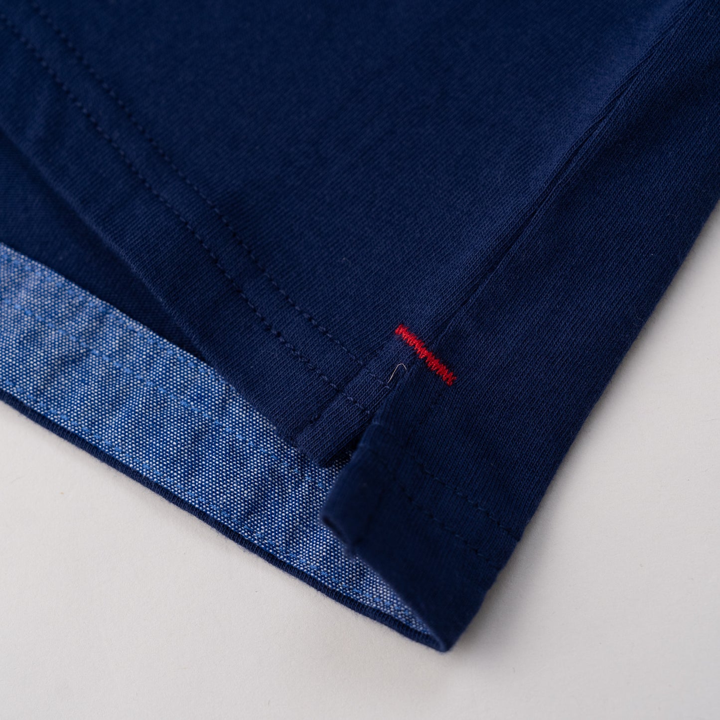 ワンポイントTシャツ　NAVY