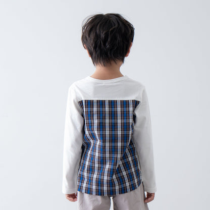 切り替えTシャツ　CHECK