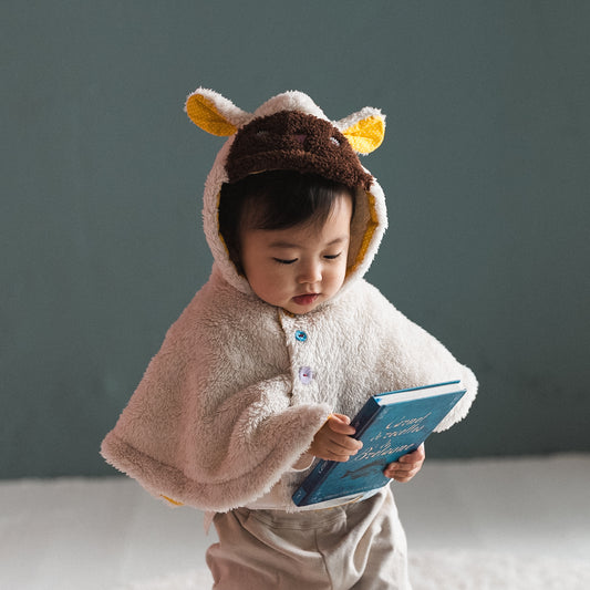 アニマルフードティペット【ヒツジ】　BEIGE
