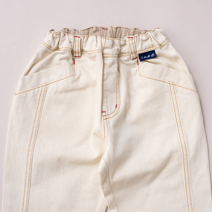 デニムワークパンツ　IVORY
