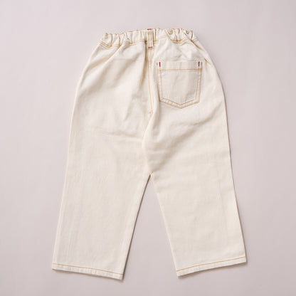 デニムワークパンツ　IVORY