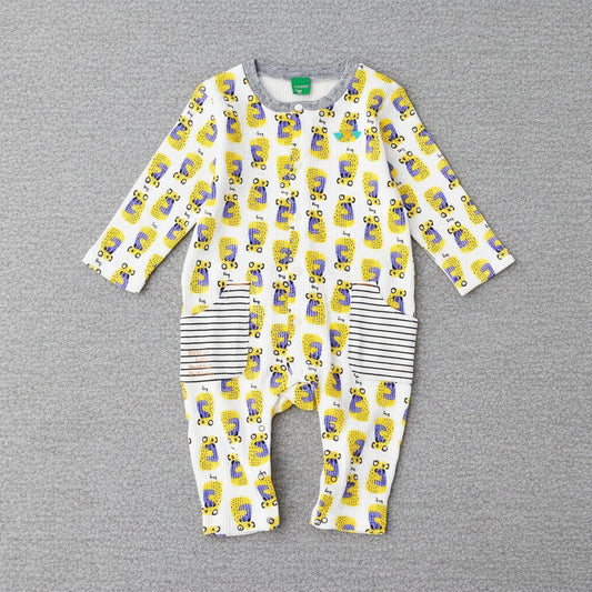 ワッフルカバーオール【コアラ】　OFF-WHITE