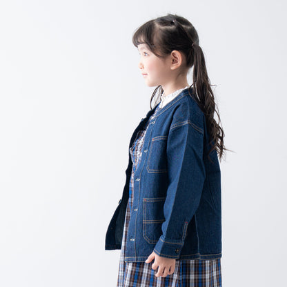 デニムオーバーサイズジャケット　NAVY