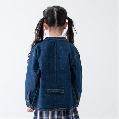 デニムオーバーサイズジャケット　NAVY