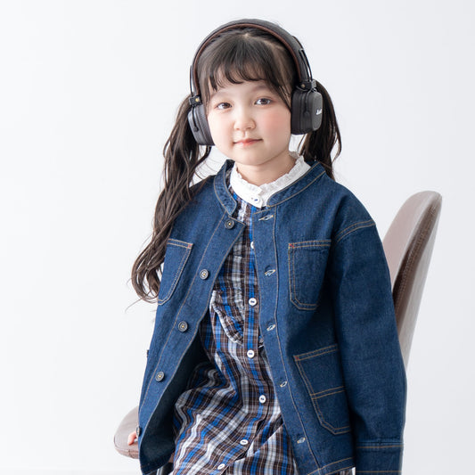 デニムオーバーサイズジャケット　NAVY