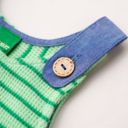 ワッフルベスト＆パンツセット　GREEN