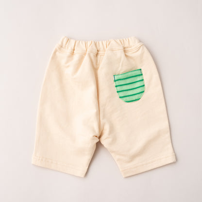 ワッフルベスト＆パンツセット　GREEN