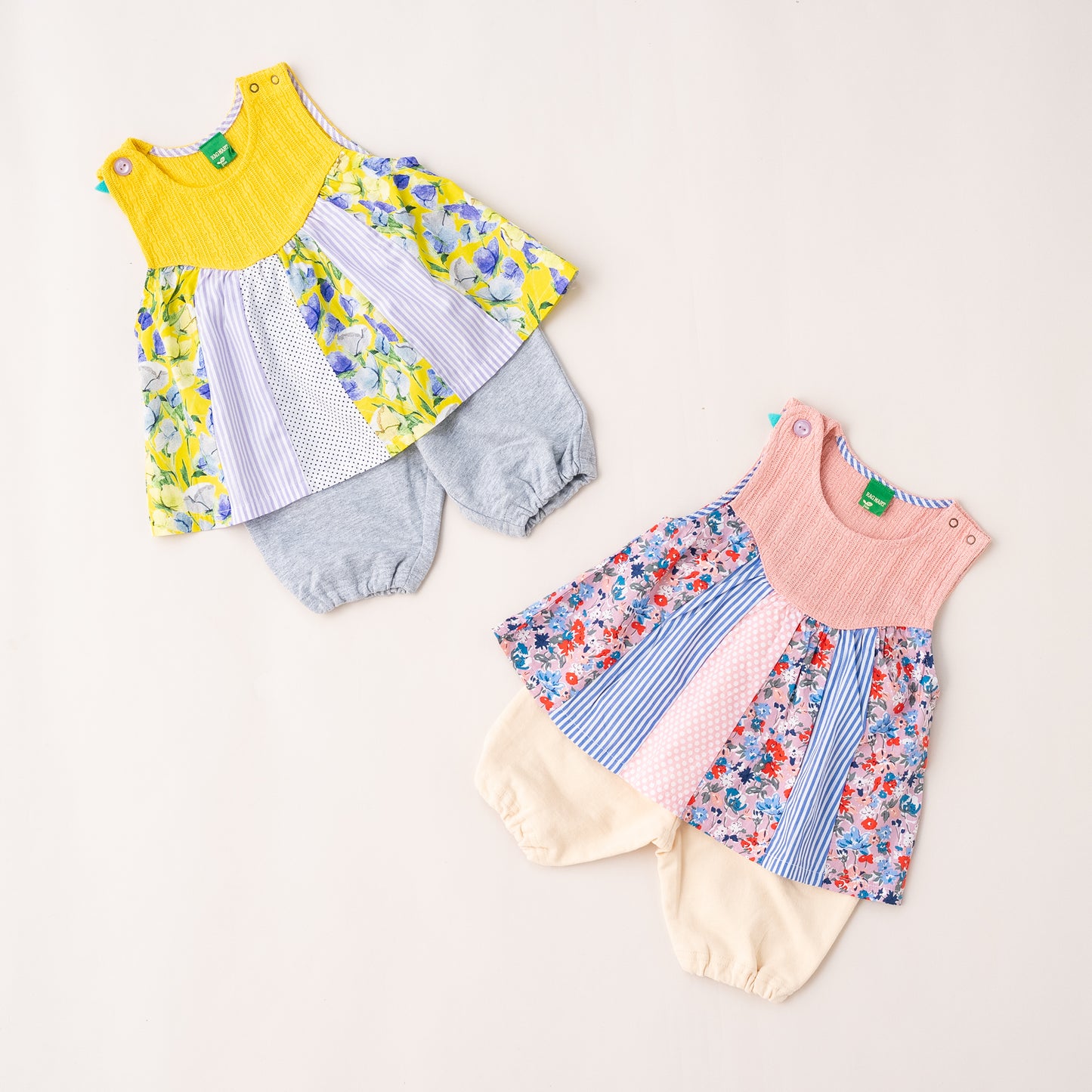 ベビーチュニック＆パンツセット　YELLOW