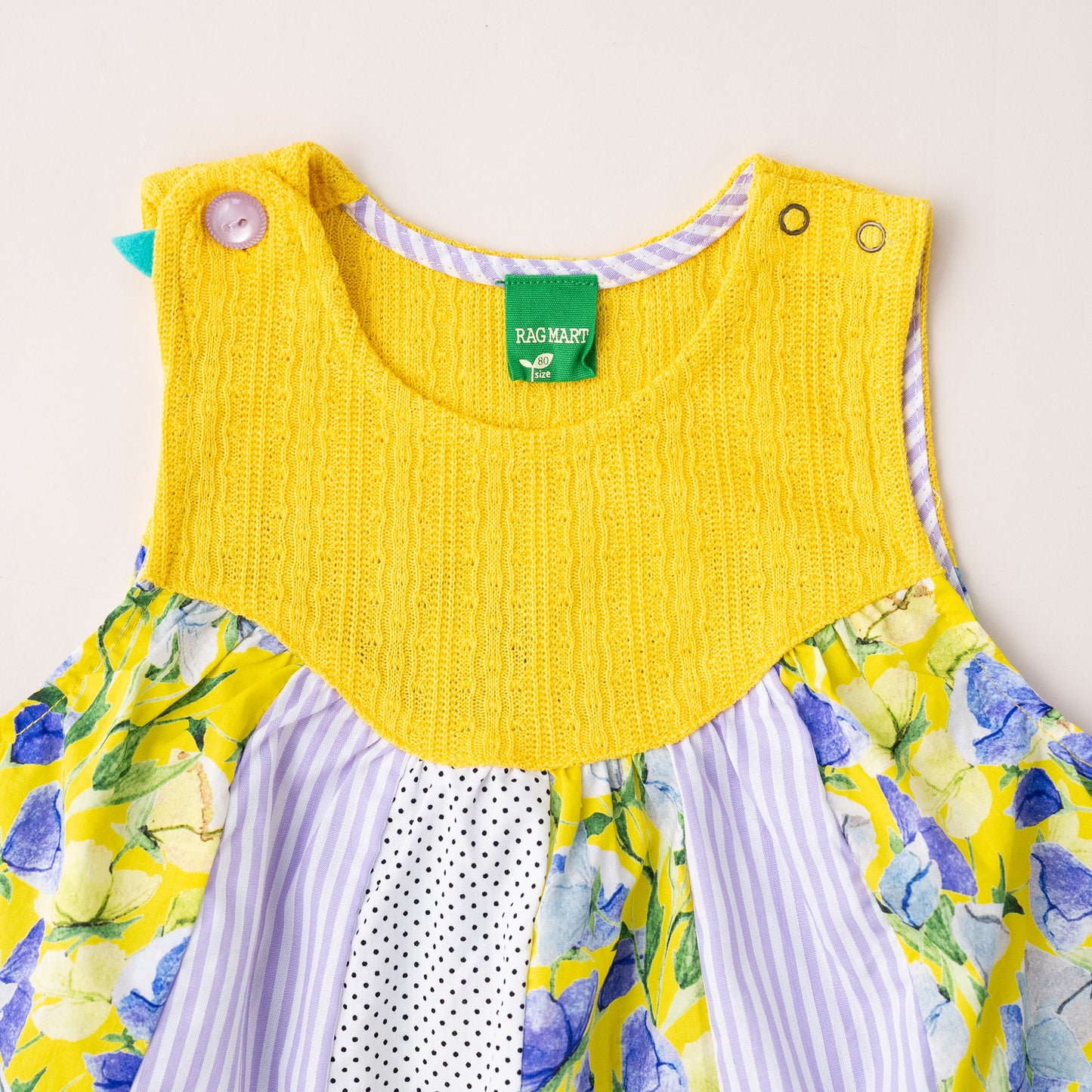 ベビーチュニック＆パンツセット　YELLOW